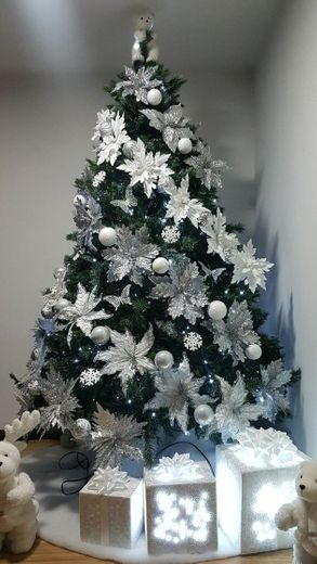 Árvore de Natal com Prata