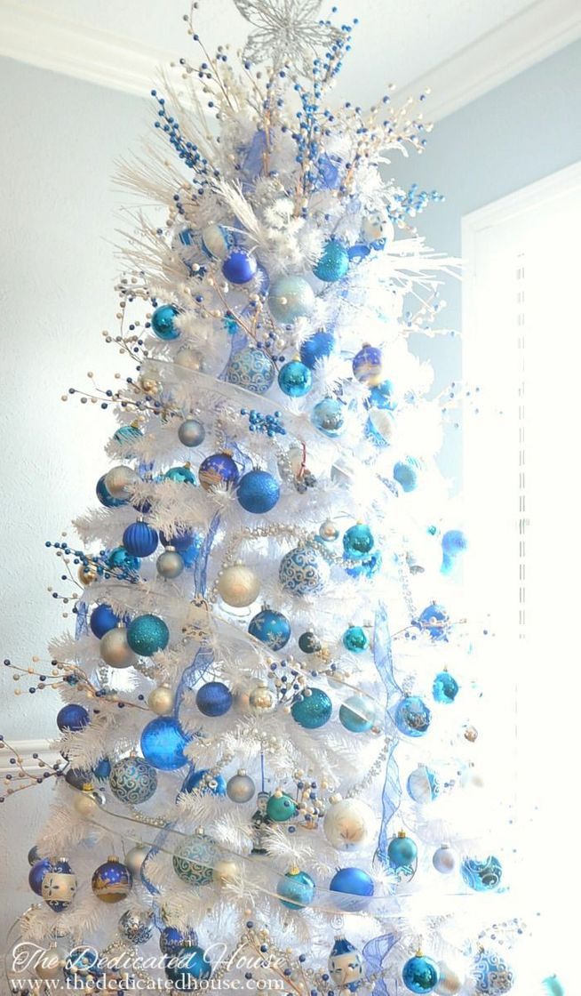 Fashion Árvore de Natal com Azul