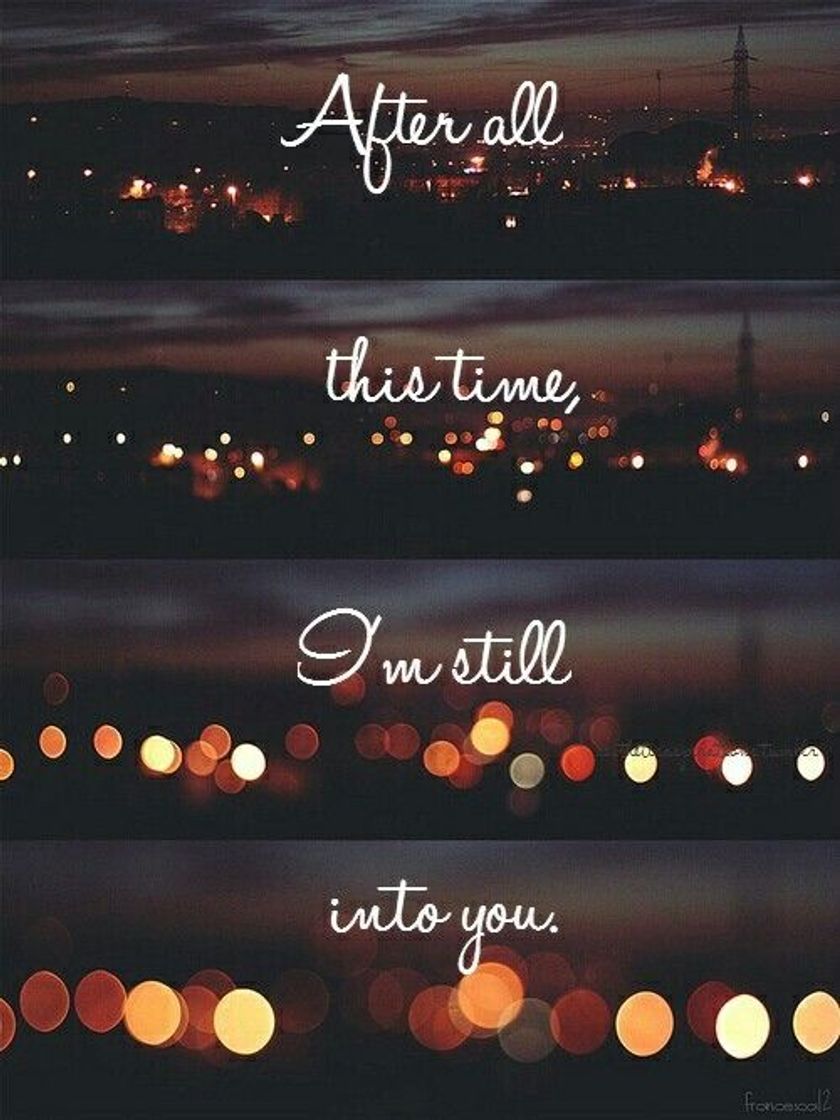 Canción Still into You