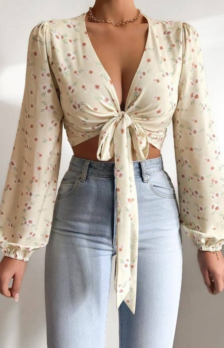 Fashion SPRING BREAK TOP IN YELLOW FLORAL

