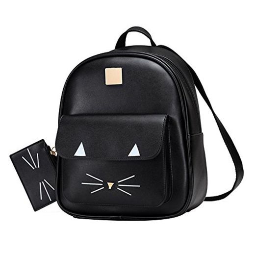 Mochila de ocio Cute Cat Mini School Bag, para Mujeres o Niñas