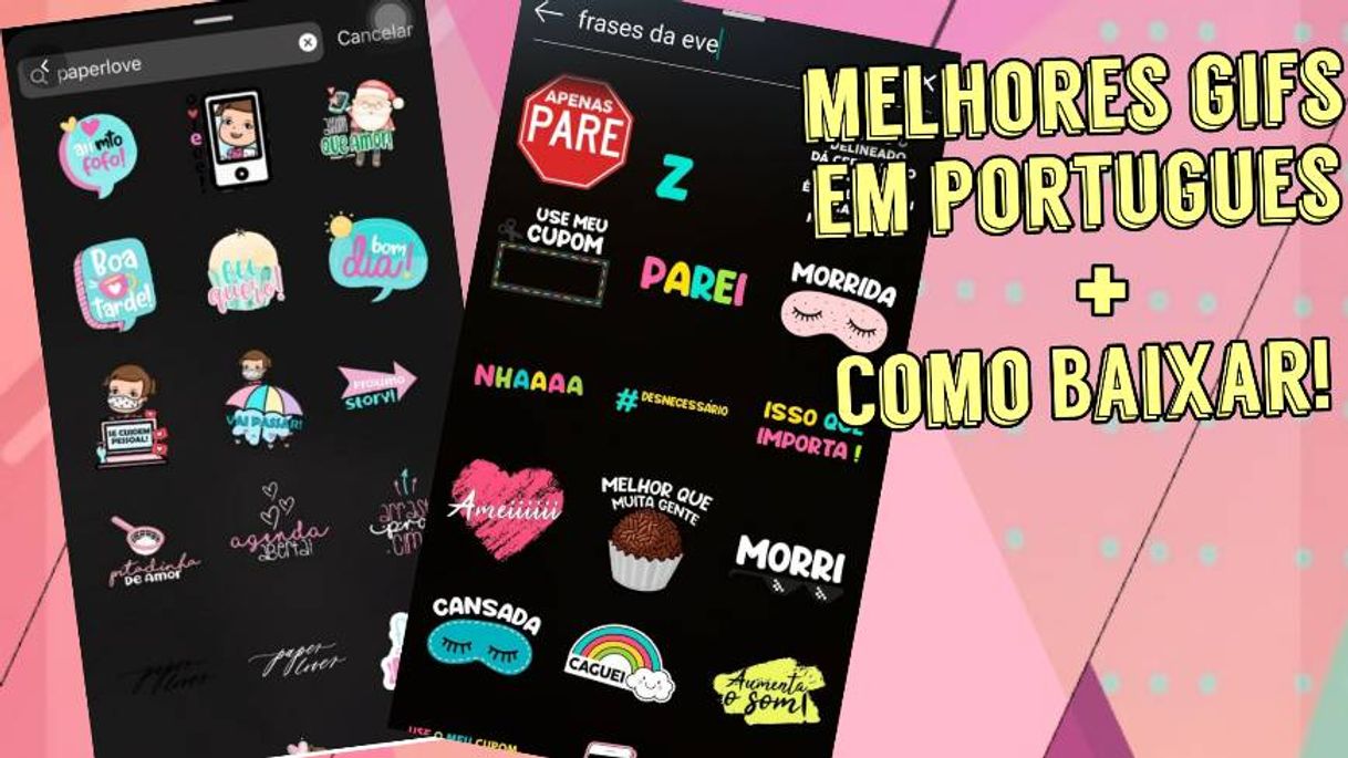 Moda COMO SALVAR SEUS GIFS FAVORITOS + MELHORES GIFS EM PORTUGUÊS