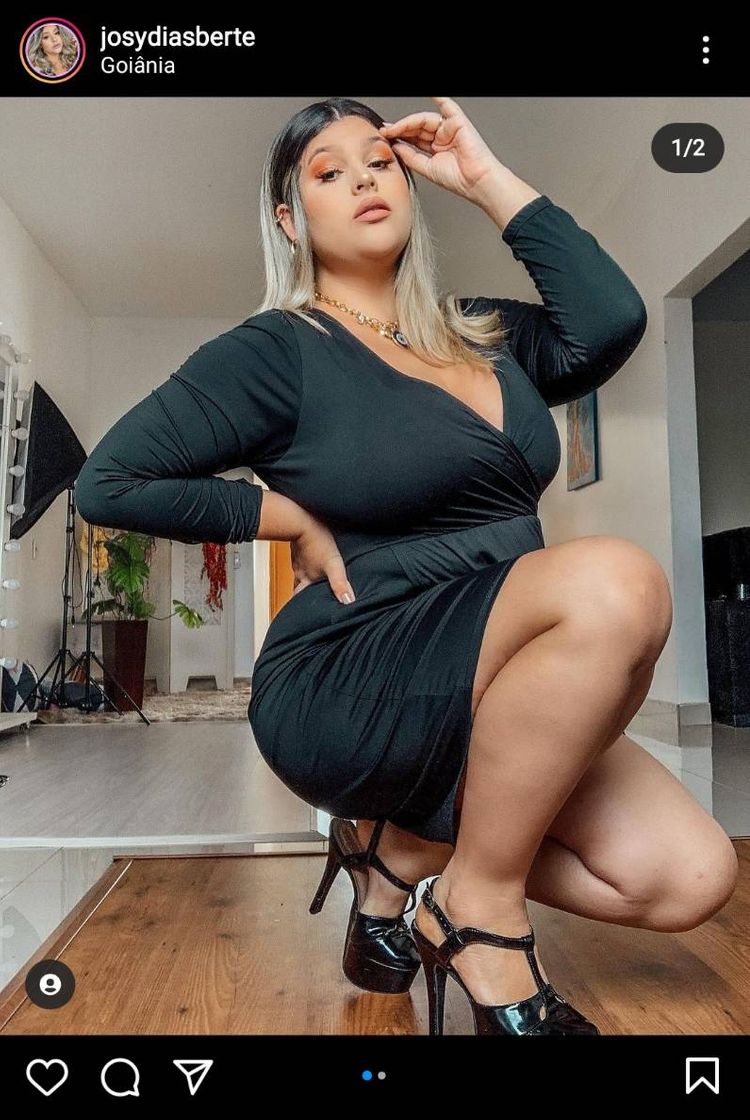 Social Josy Dias modelo Plus, que trás moda e autoestima para nós. 