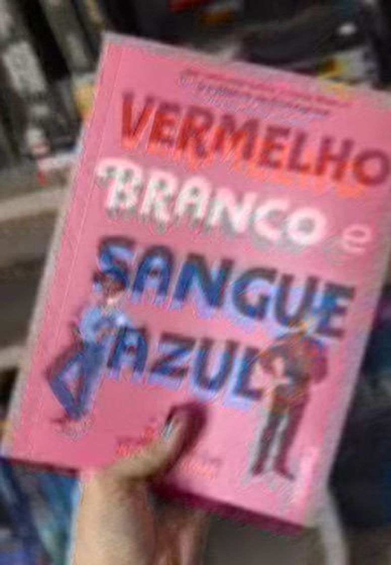 Book Vermelho Branco e Sangue Azul