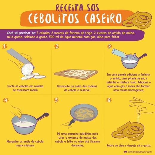 cebolitos caseiro 