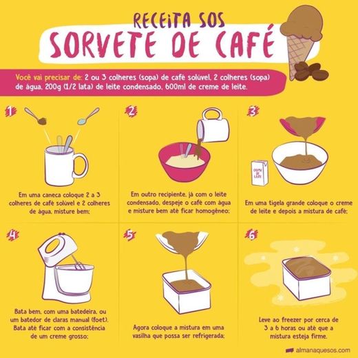 sorvete de café 