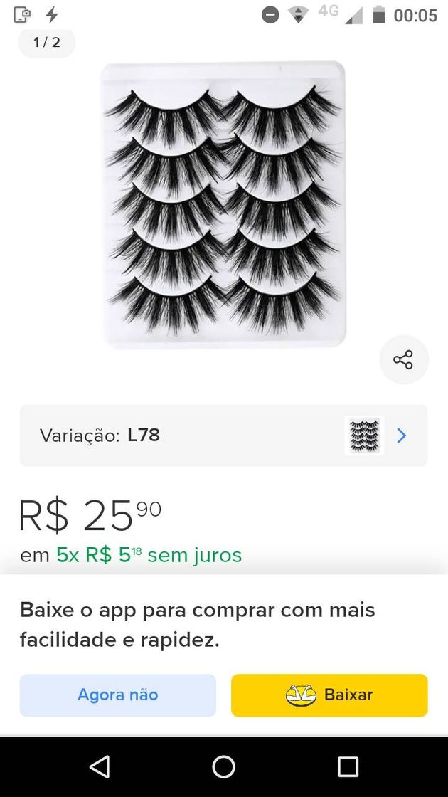 Social Olhos Cílios Postiços | MercadoLivre.com.br