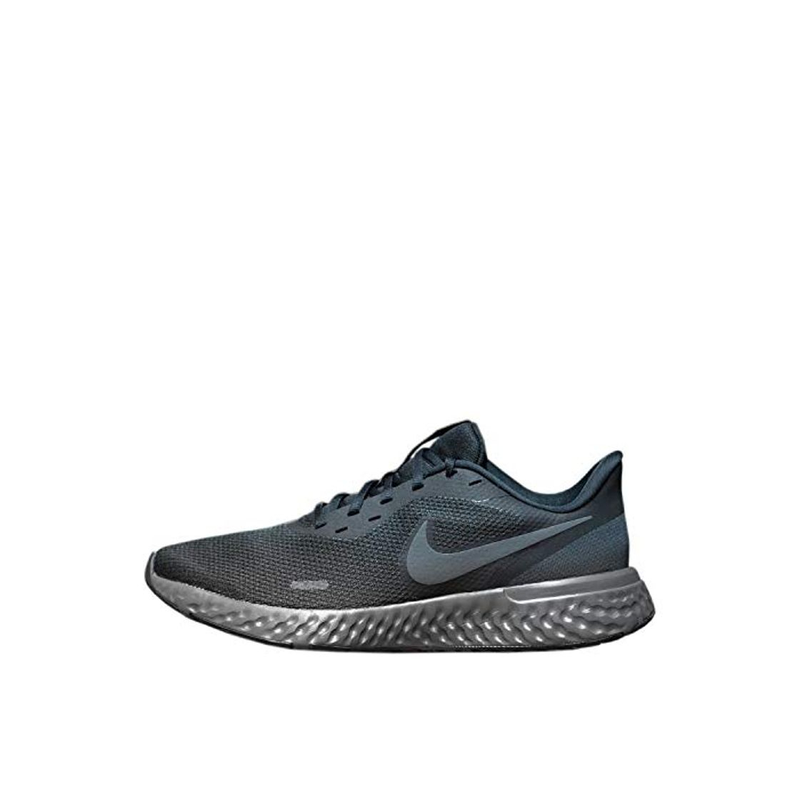 Moda Nike Revolution 5, Zapatillas de Atletismo para Hombre, Negro/Antracita