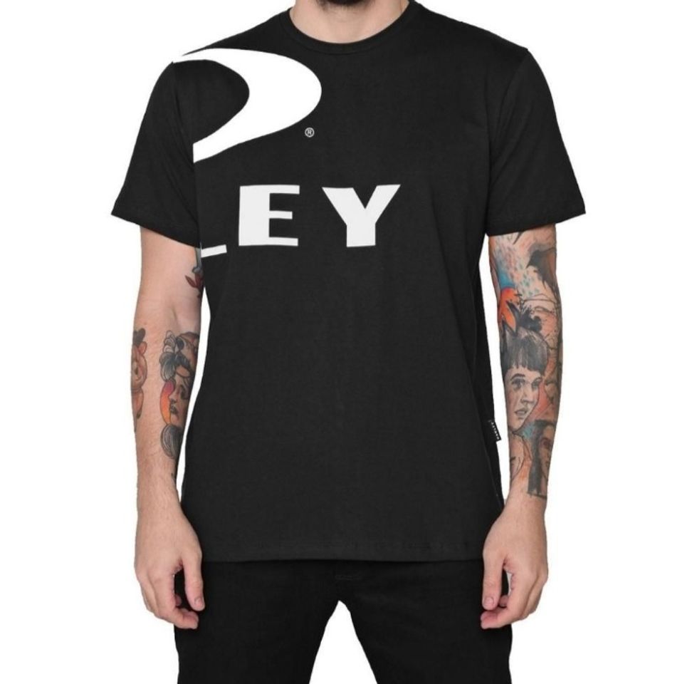 Fashion Camiseta Oakley Big Ellipse Masculina Preto