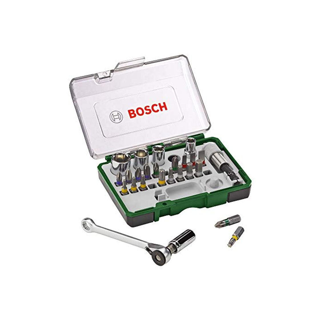 Producto Bosch Professional 2607017160 Pack Unidades para Atornillar, con Llave de carraca, versión