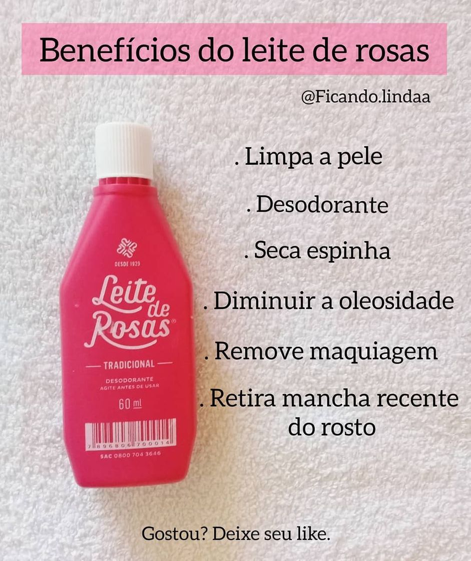 Moda Dicas com leite de rosas