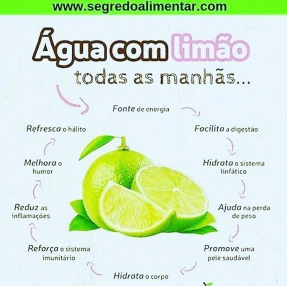 Moda Água com limão 