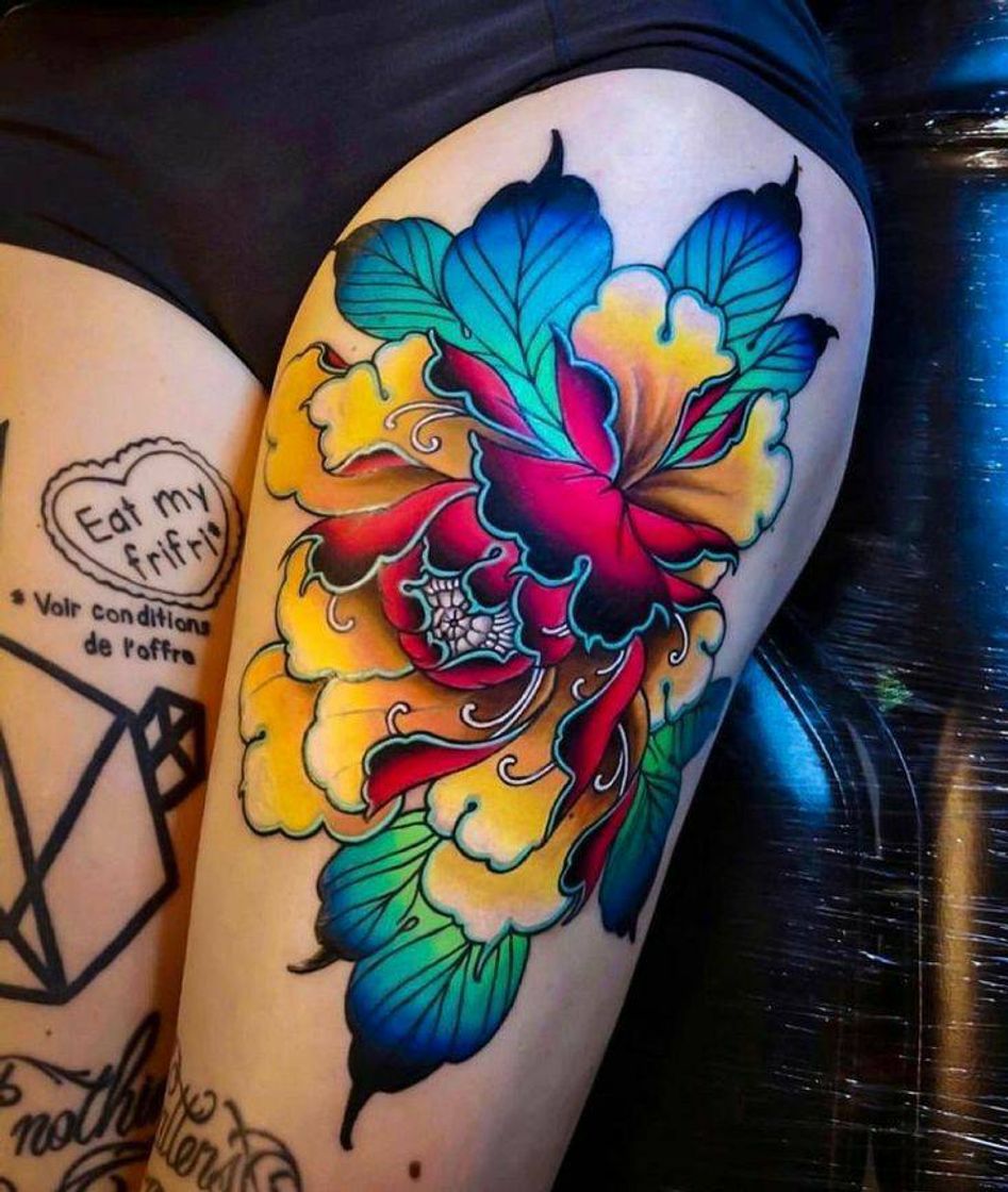 Fashion Tatuagens coloridas