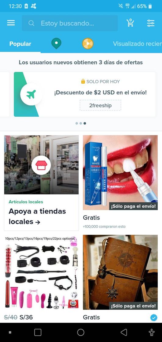 App Wish : compra y ahorra