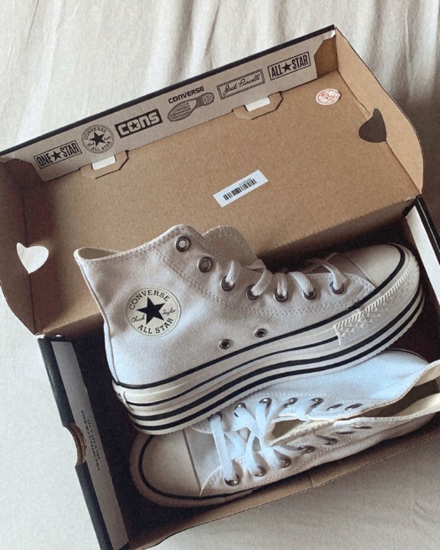 Moda CONVERSE CHUCK TAYLOR ALL STAR PLATF color BLANCO