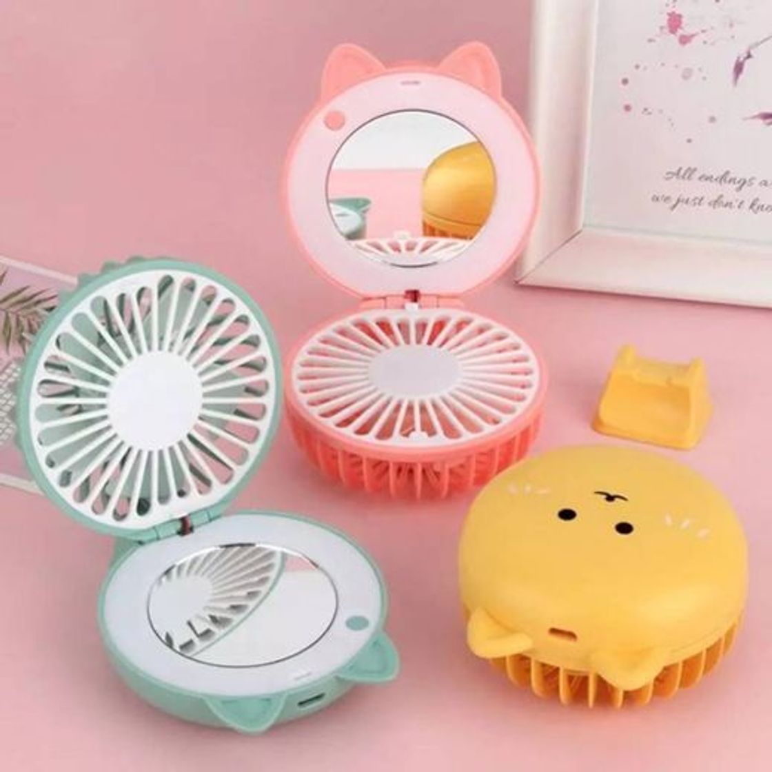 Fashion Mini-ventilador portátil de gato