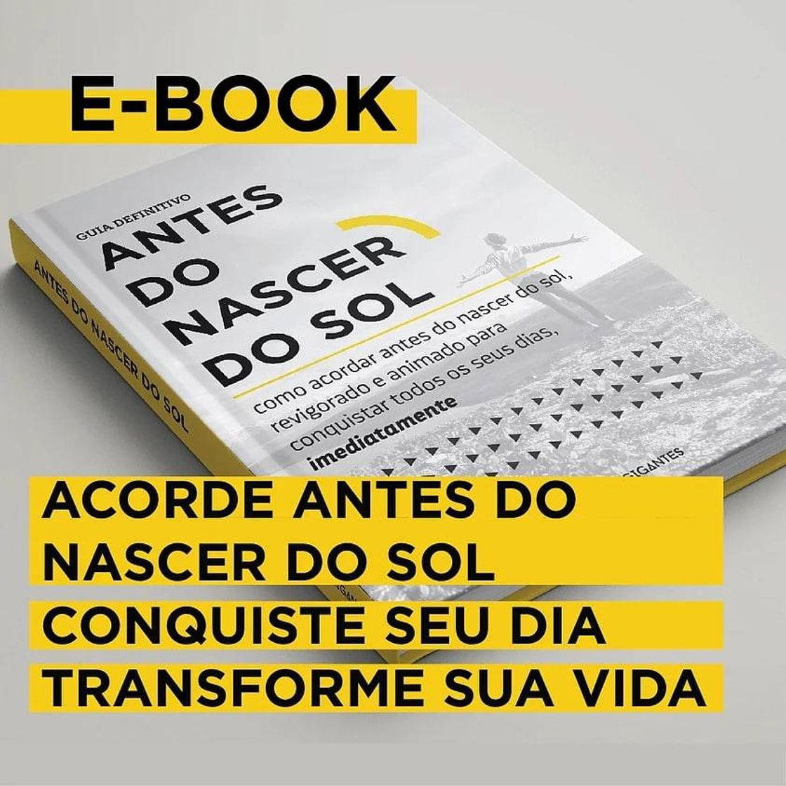 Book E-book - Antes do Nascer do Sol