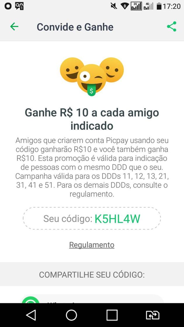 Fashion Baixa agora seu picpay e ganhei dinheiro na conta em 2 minut