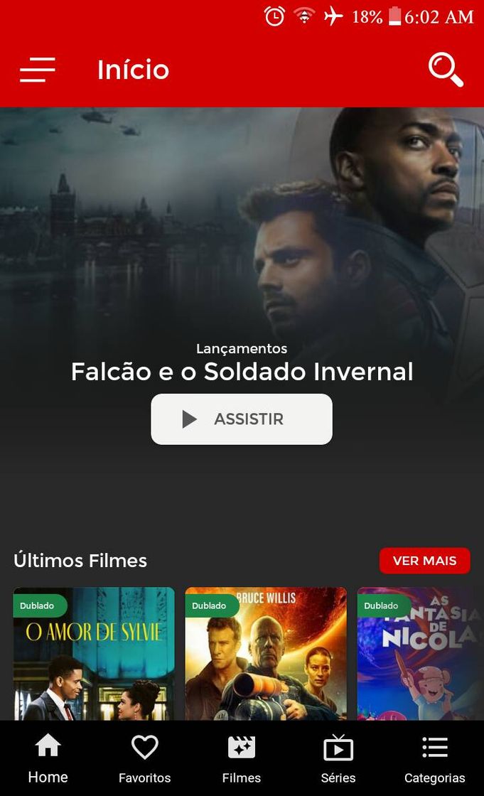 App Um app para assistir filmes, séries e animes de graça