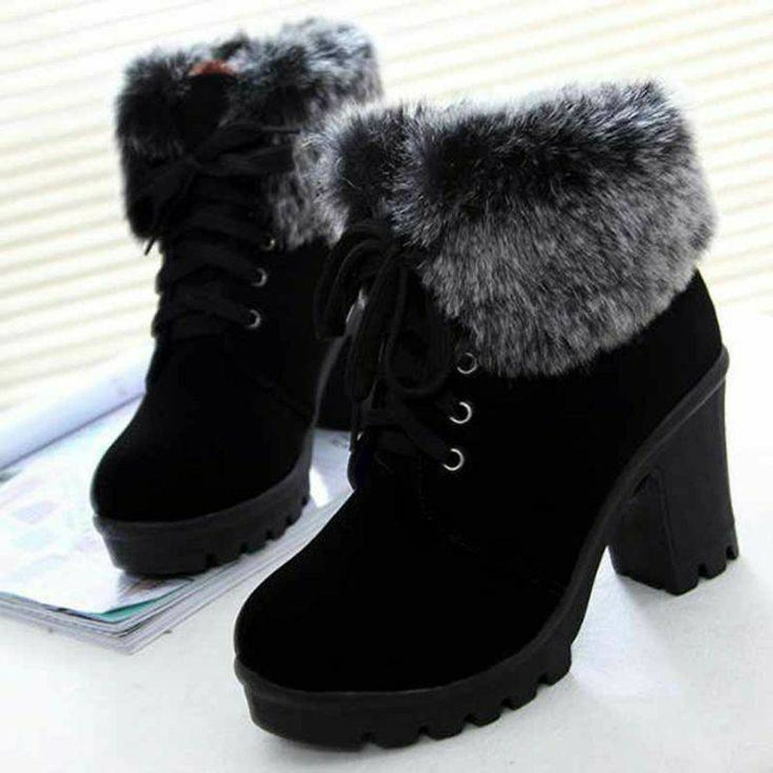 Fashion Botas de inverno 