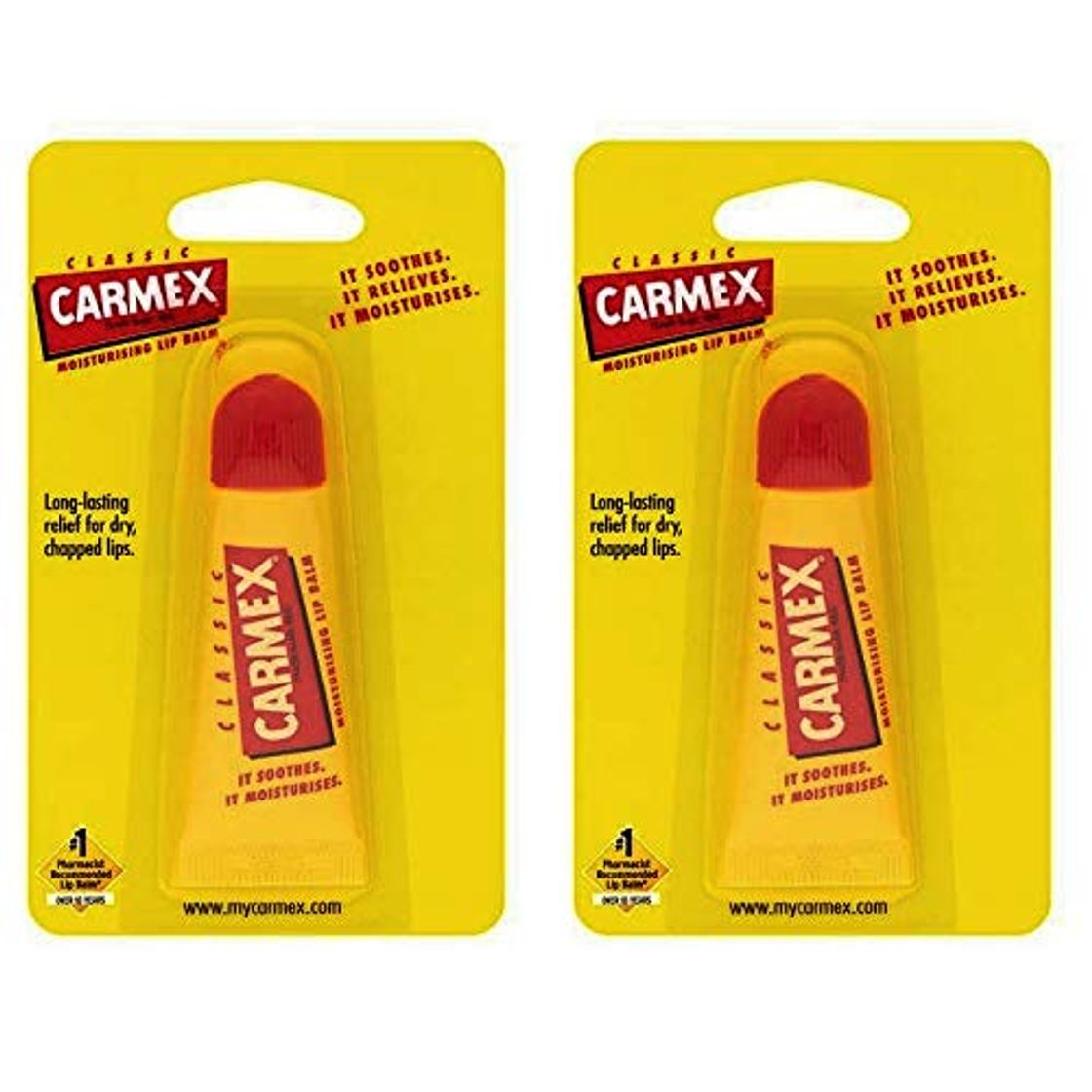 Product Carmex Bálsamo Labial Hidratante Clásico en Tubo Chapstick 10gr