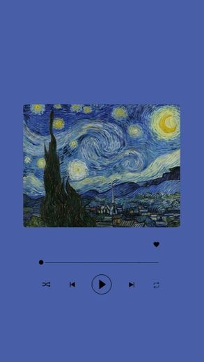 Wallpaper Van Gogh - noite estrelada