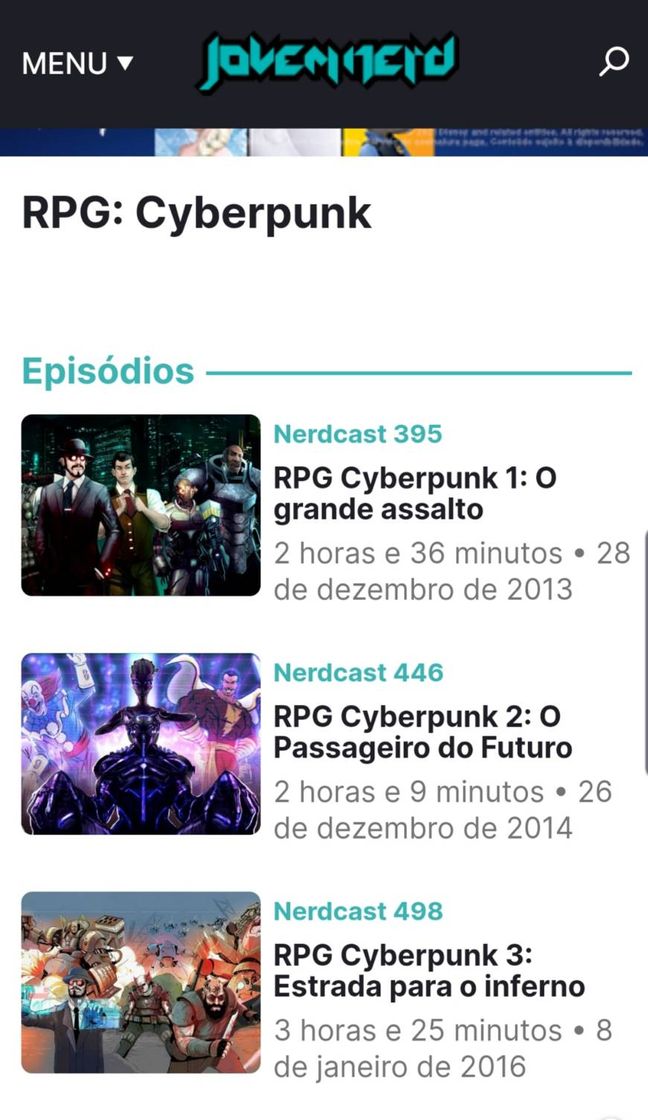 Fashion RPG: Cyberpunk - Jovem Nerd