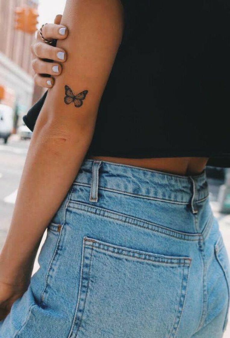 Fashion Tatuagem borboleta 