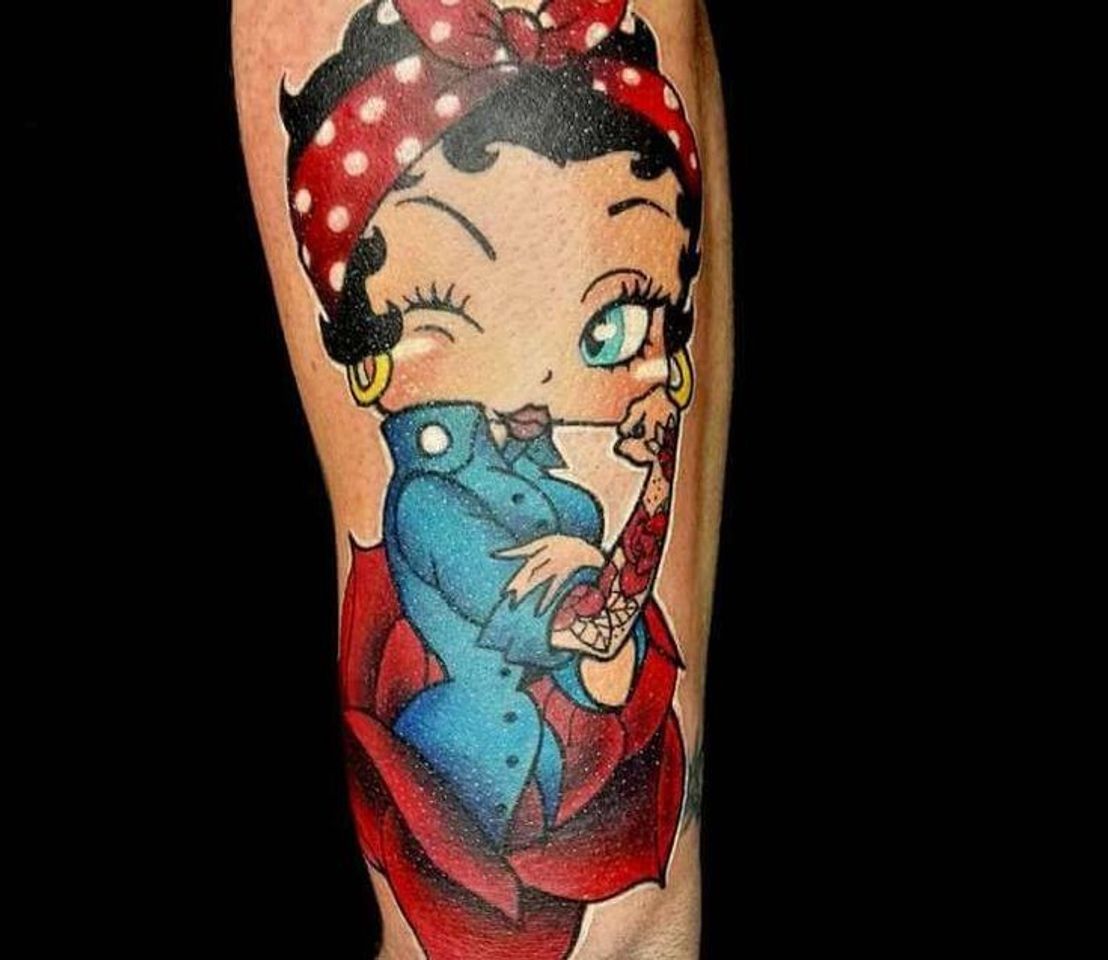 Fashion Tattoo Betty Boop