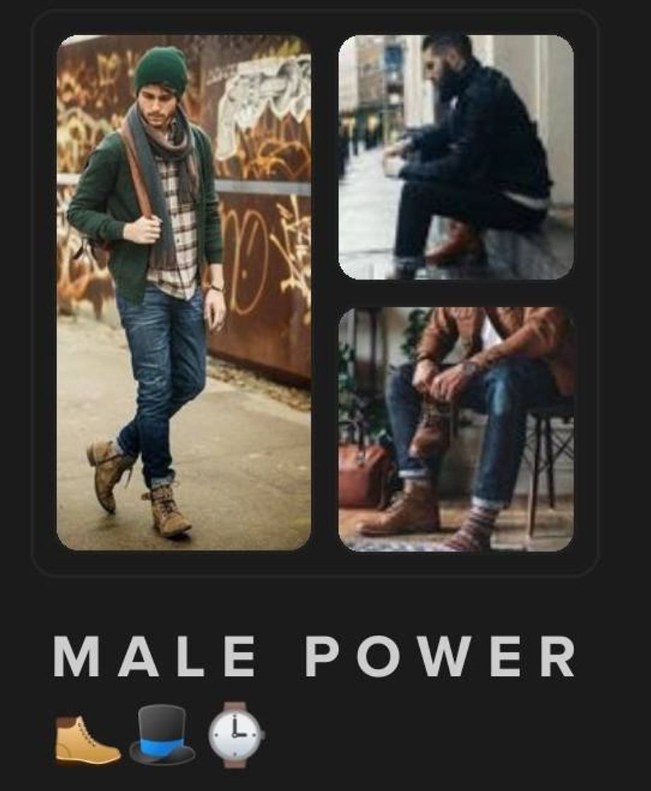 Fashion Coleção masculina