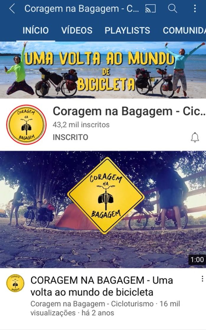 Moda Coragem na Bagagem - Cicloturismo - YouTube