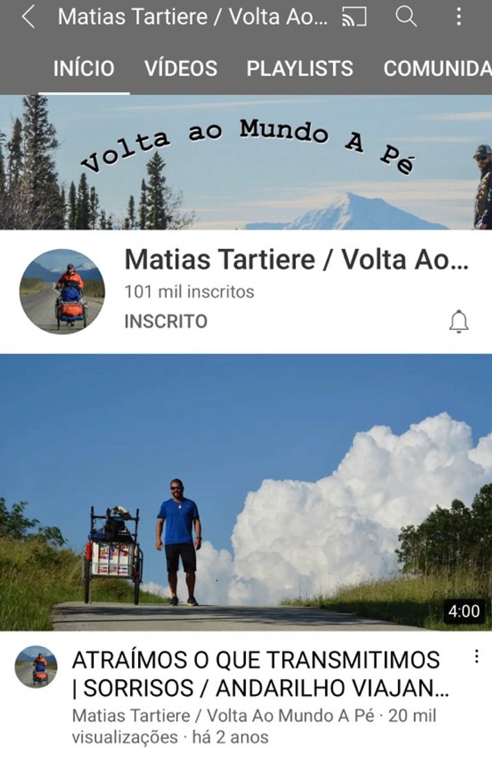 Moda Matias Tartiere / Volta Ao Mundo A Pé - YouTube