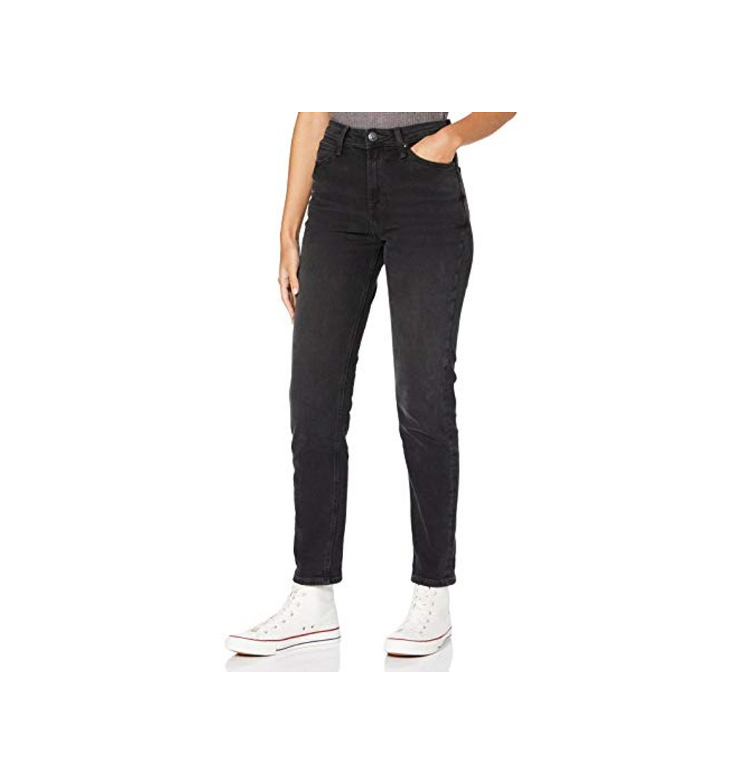 Fashion Lee Mom Straight Jeans, Captain Black, 25