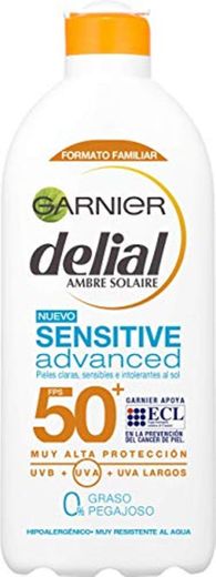 Garnier Delial Sensitive Advance, Filtro solar corporal