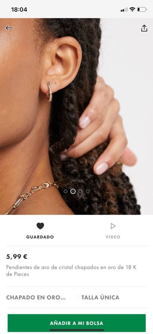 Social Aritos oro y piedras