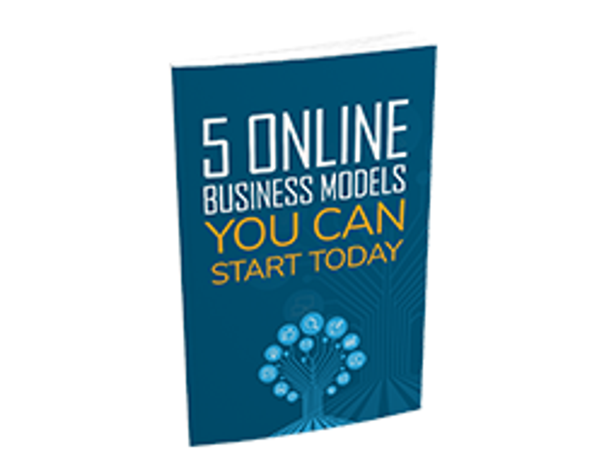 Book 5 online business models you can start today