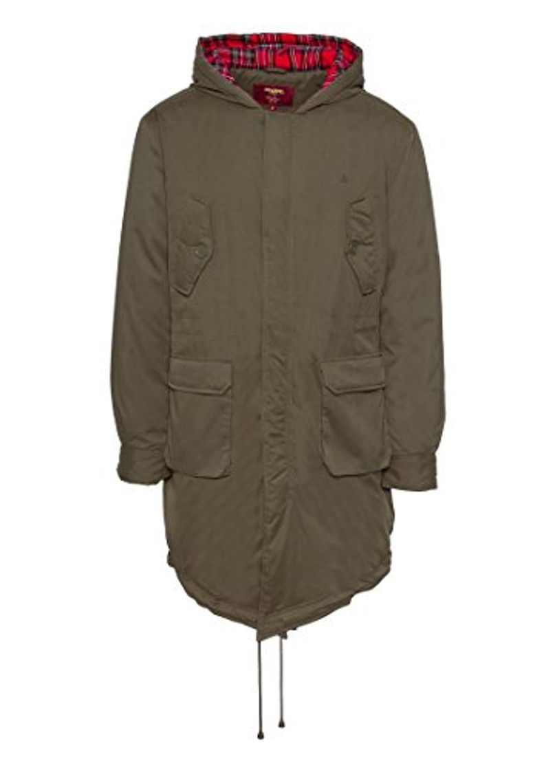 Merc of London Tobias Parka Abrigo, Vert