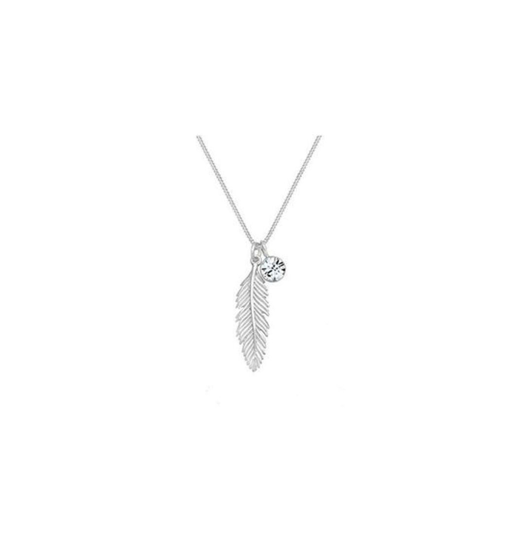 Social Elli Collares colgante boho de plumas para mujer