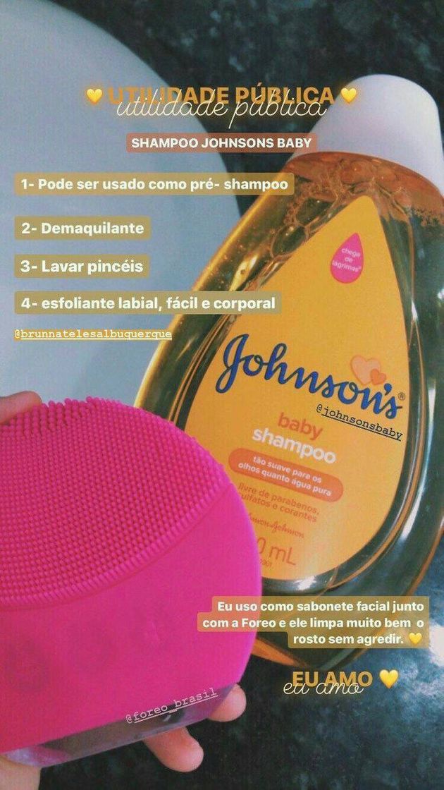 Moda Sabonete Johnson