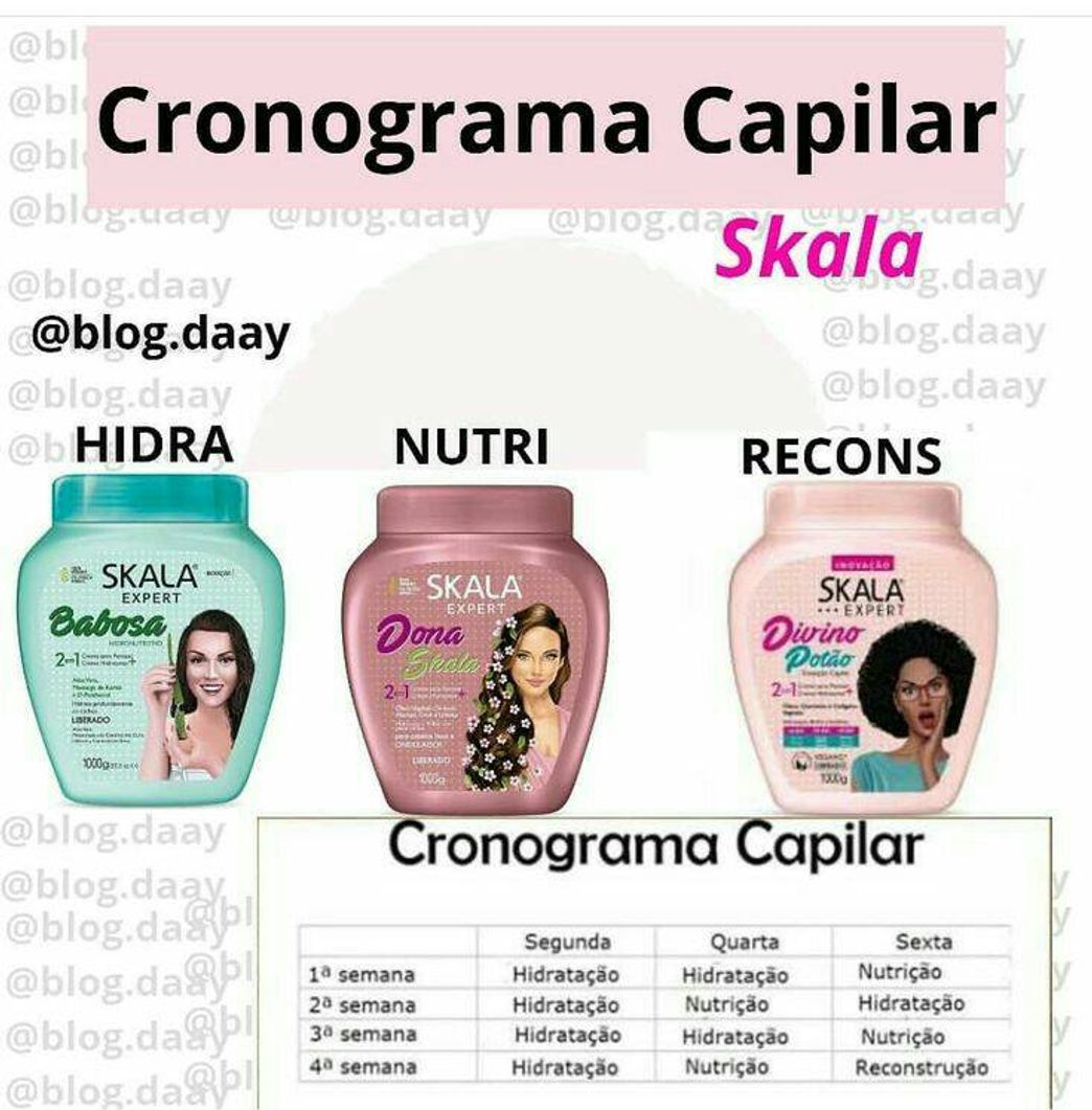 Moda Cronograma capilar 