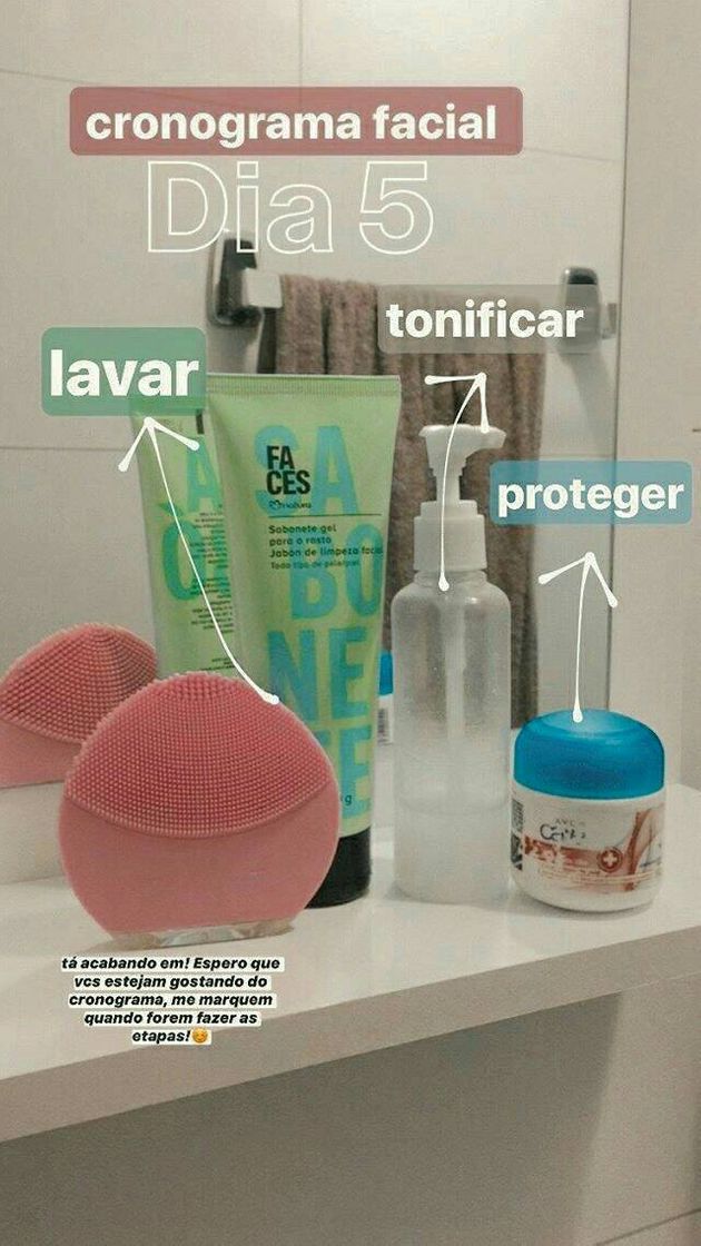 Moda Cronograma facial