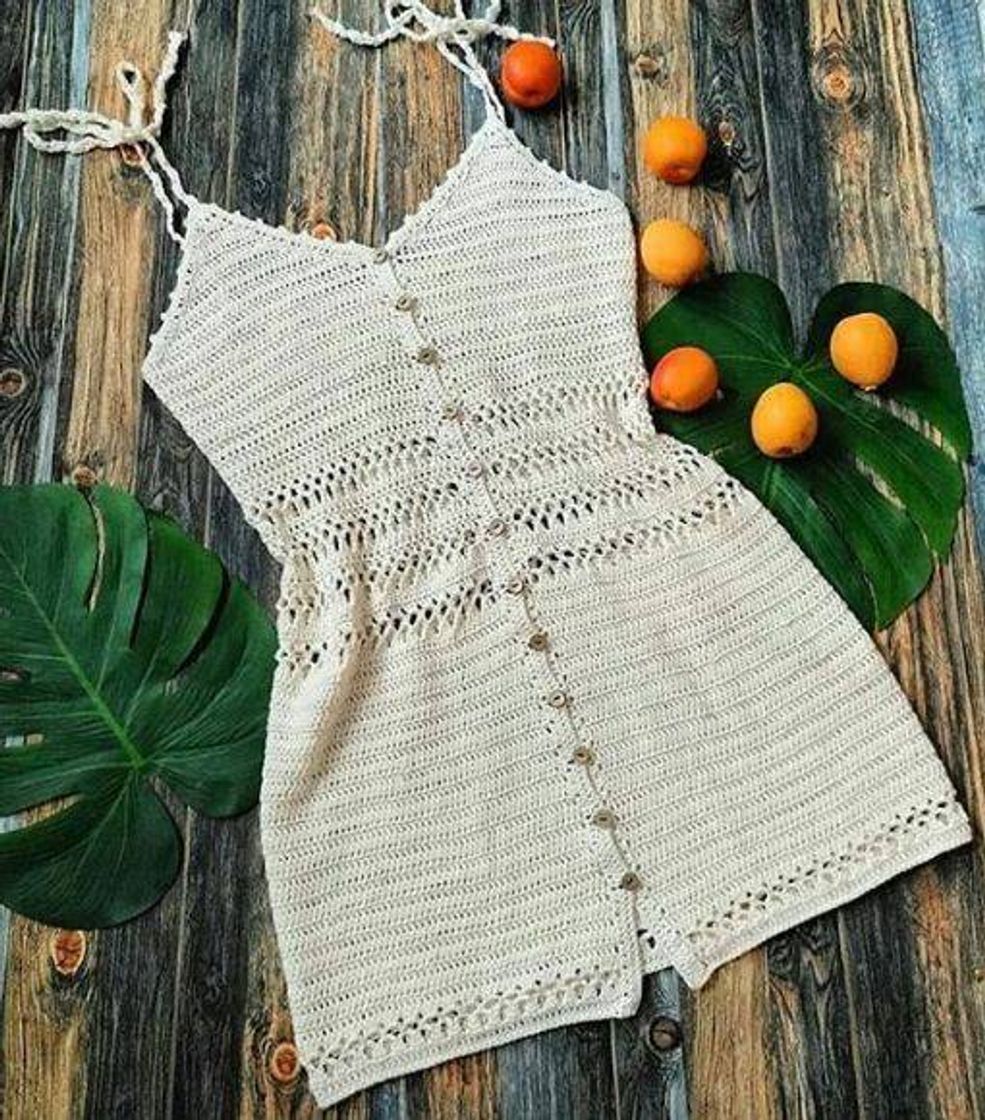 Moda Vestido em crochê 😍