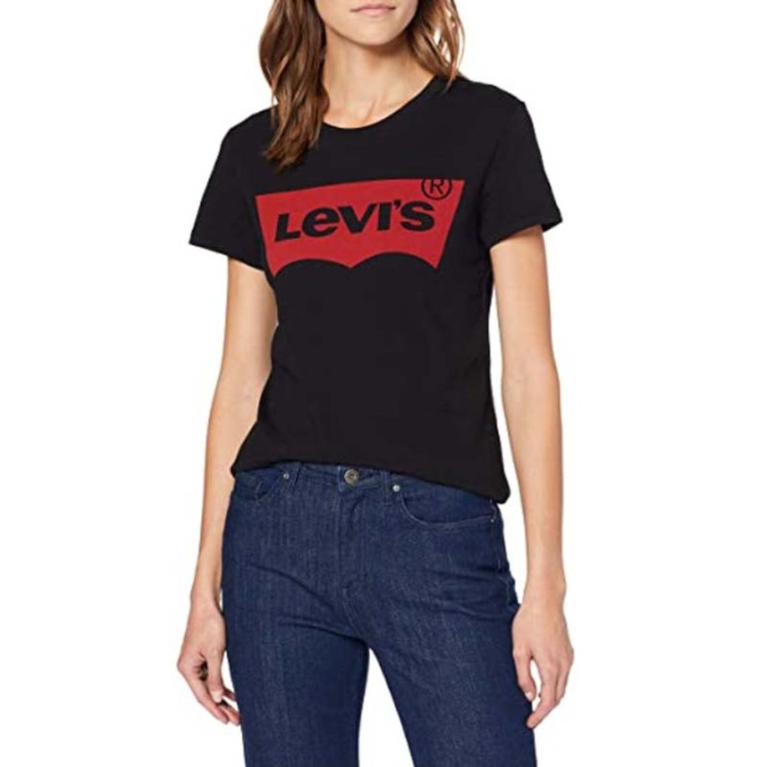 Social Levi's The Perfect Tee, Camiseta, Mujer, Negro