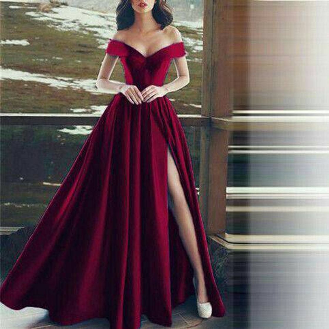 Fashion Beautiful red dress♥️