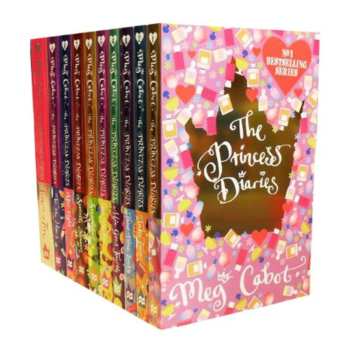 Book The Princess Diaries Collection Meg Cabot 10 Books Set (The Princess Diaries, Take Two, Third Time Lucky, Mia Goes Fourth, Give Me Five, Sixsational, Seventh Heaven, After Eight, The Princess Diaries to the Nine, The Princess Diaries Ten out of Ten)