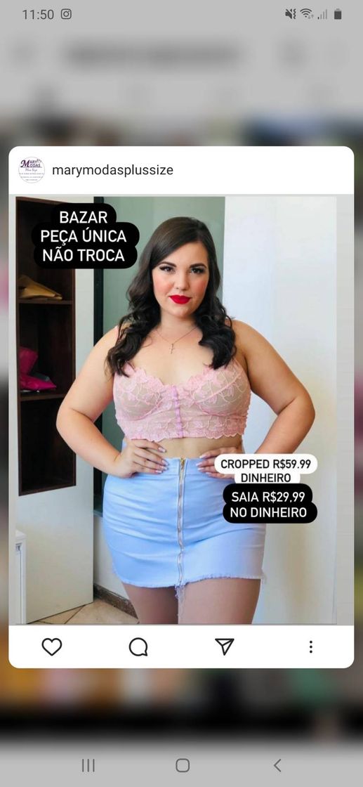 Moda Lok plussize que cabe no seu bolso 