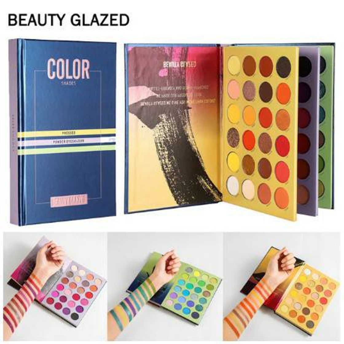 Social Paleta De Sombras 4 Em 1 Beauty Glazed