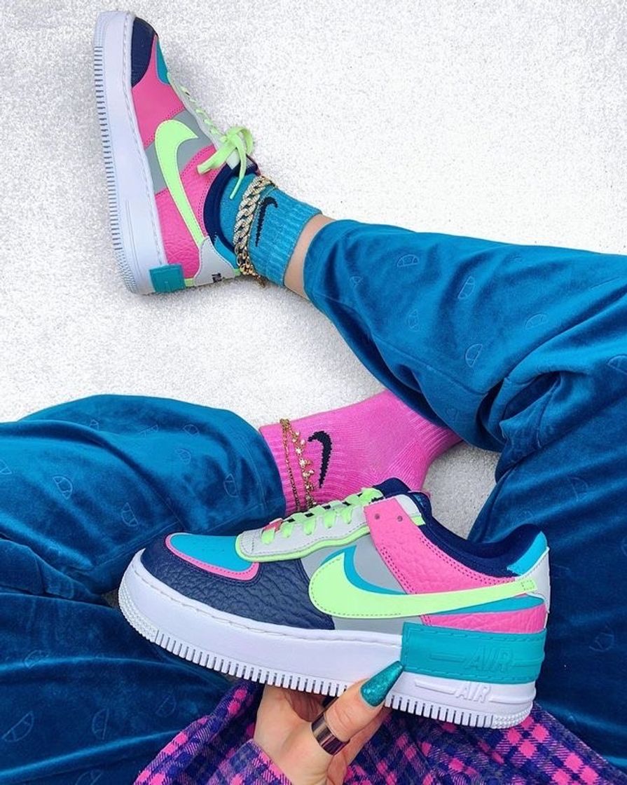 Social Nike air force 1 colorido