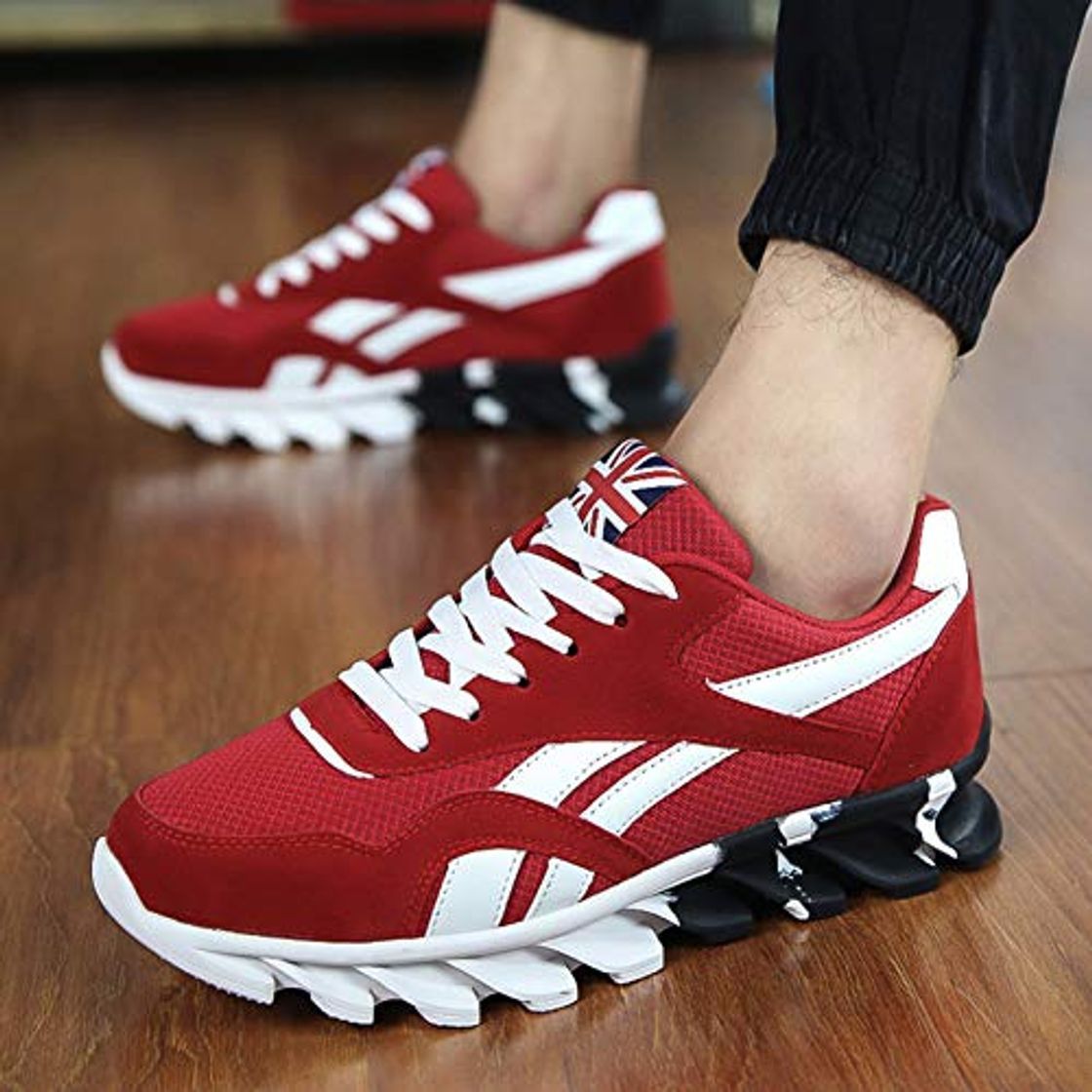 Fashion WOERJFBSK Zapatos de Rejilla Sneakers Summer Zapatillas Deportivas Hombre Breathable Sapato Masculino Mens Shoes Casual Zapatos De Hombre Zapatos Deportivos