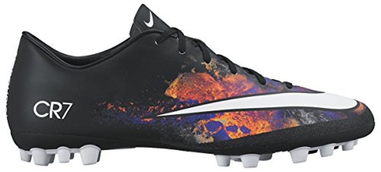 Moda Nike Mercurial Victory V CR AG-R, Botas de fútbol para Hombre, Negro/Blanco/Naranja/Rosa